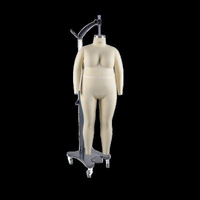 China Other Hot Sale Fat Male Body Mannequin Size 42F With Higher Stand Standard Base Fiberglass Made Mannequin for sale