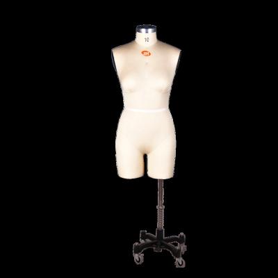 China Other Hot Selling USA Size 10 Mannequin Female Female Female Mannequin Body Mannequin Stand Lead Color Feature White Material Other Half for sale