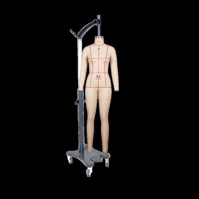 China Customized Hot Selling Female Full Body Mannequin Size 34 With Detachable Legs And Measurable Lines High Level Base Stand for sale