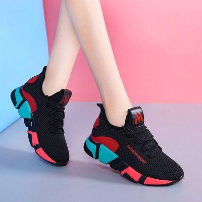 China African Anti-slippery Sports Comfortable Casual Women Sneakers QT004 Ladies Running Shoes for sale