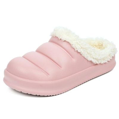 China High Quality Waterproof Winter Fashion Trend Platform Women's Cotton Slippers Iindoor Slippers Flats Waterproof Home for sale