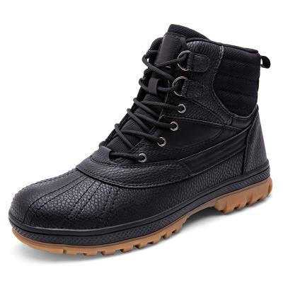 China Leather Men Non Slip Non Raising Shoes Leather Trim Large Size Outdoor Practical Training Boots For Men for sale