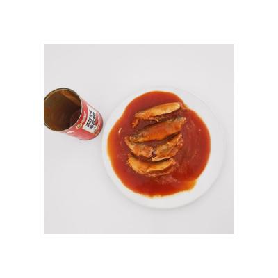 China Good Price Canned New Product Canned Seafood 170G / 283G Portable Canned Mackerel In Tomato Sauce for sale