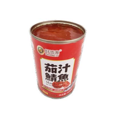 China New Design Good Quality Nutrition Canned Food 170G / 283G Canned Mackerel In Tomato Sauce for sale