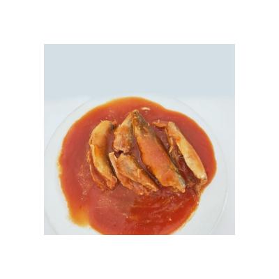 China Manufacturer Wholesale Portable Canned Canned Mackerel 220G/400G Canned Mackerel In Tomato Sauce for sale