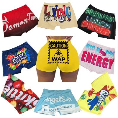 China Candy color high waist yoga shorts women snack shorts hot sale designer hot QUICK DRY wap customized for sale