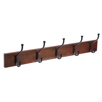 China Viable Wholesale Creative Wooden Decorative Coat Rack Hook Wall Hook Home for sale