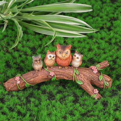 China Europe Resin Crafts Owl Decoration Home for sale