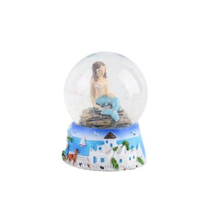 China Other Resin Crafts Mermaid Crystal Ball Home Decoration for sale