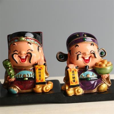 China China Resin Crafts Wulu Wealth God Home Decoration for sale