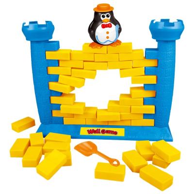 China Eco-friendly intellectual penguin wall game for kids be careful break wall game for sale