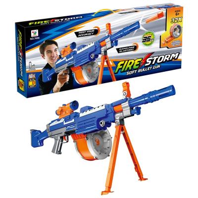 China Electronic Toy Wholesale Price Boy Soft Bullet Gun Kids Police Toy Gun Electric Toy Guns Shooting for sale