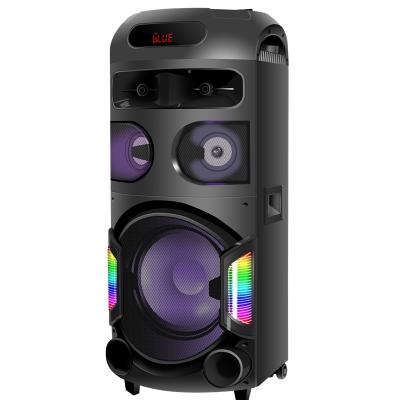 China Full AirPlay Mode Dancing Light Karaoke Speaker with Mic Function for sale