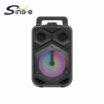 China 2021 AirPlay Karaoke Sound Box Portable Outdoor Stereo Wireless Speaker With MIC for sale