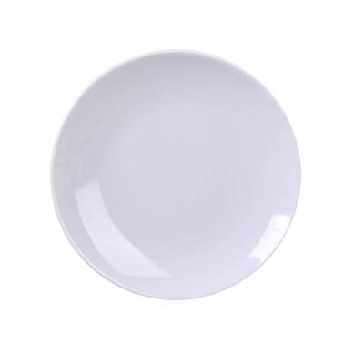 China High Quality White Platos de melamina de mayoreo de por Viable, Unbreakable Plate White Melamine Dinner Dish Wholesale for sale