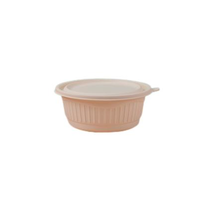 China Factory Direct Sales Disposable Disposable Takeout Container Degradable Round Food Bowls for sale