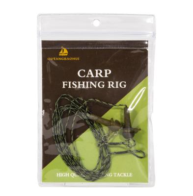 China 2sets Braided Lead Core Carp Line Green Camouflage Leader Core Leadcore For Carp Fishing Rig 13*3.5mm for sale