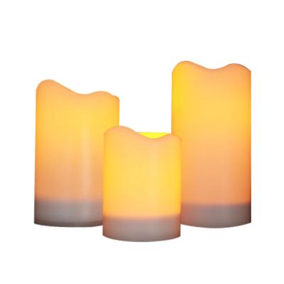 China No Fire No Smoke Solar Powered Yellow Flashing Flameless Led Tea Effect Tea Light New Amazon Hot Selling Design Candle Lights Solar Candle for sale