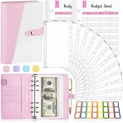 China Hot Selling Magnetic Budget 2022 A6 Binder for Saving Money Budgeting for sale