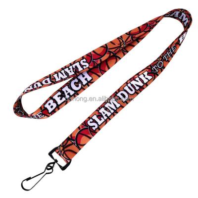 China 2022 Custom Goods High Quality Cheap Custom Nylon Neck Strap Dye Sublimation Printing Anime Lanyard With Metal Clip Cartoon Character for sale