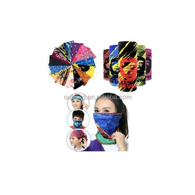 China 2022 Multifunctional Custom Neck Seamless Multifunctional Cuff Hot Selling Breathable Bandana for sale