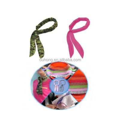 China Neck Cooling Wholesale Sports Neck Gel Scarf Bandana Ice Cooling Magic Cool Ties Cooling Scarf For Summer for sale