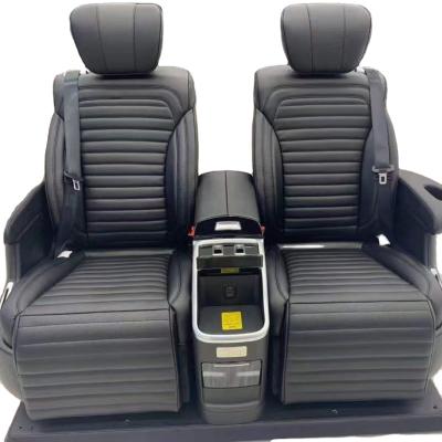 China Nasnapa Luxury Car Vclass Truck Bus Seat VIP Leather Touch Screen Control Seat for sale