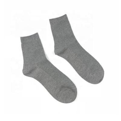 China MOQ Breathable Men's Stockings Thickened 100% Cotton Fat Crew Winter Solid Socks for sale