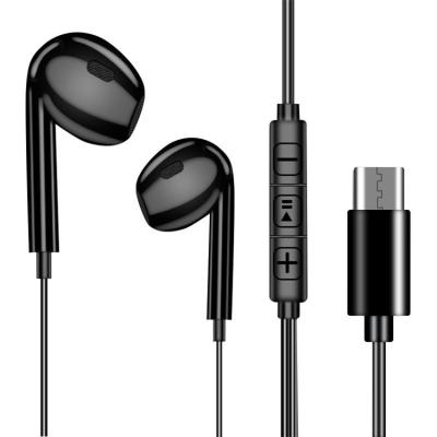 China In-Ear Digital Wired Headset USB C Headphone Handsfree Gaming Headset Type C With Mic Hands Free for sale