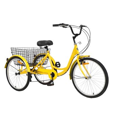 China Kleines 24-Zoll-Drei-Rad-Fahrrad für Erwachsene zu verkaufen