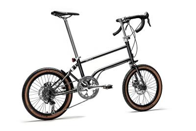 China Men Women Disc Brake Folding Pocket Bike Bicycle Aluminum Alloy 20Inch for sale