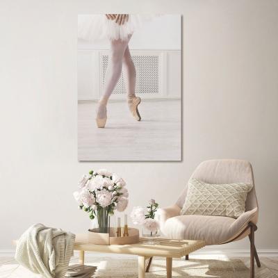 China Close-up Painting Wall Art Of Modern Ballet Glass Steps For Home Decor Ready To Hang for sale