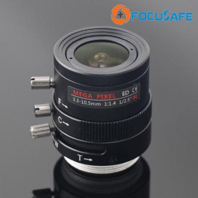 China 3MP 3.3-10.5mm Manual Iris CCTV Len CCTV Lens 3.3-10.5mm With 1/2.5