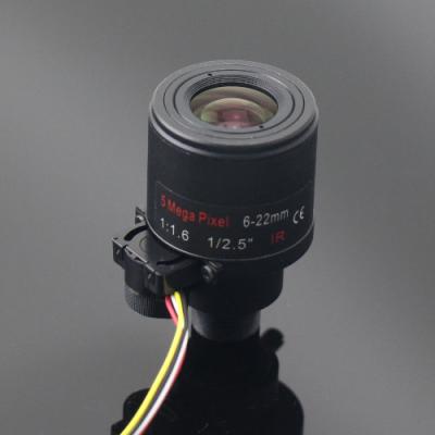 China Yes CCTV Lens 6-22mm CCTV Lens 6-22mm DC Iris M14 Mount Varifocal Board CCTV Lens for sale