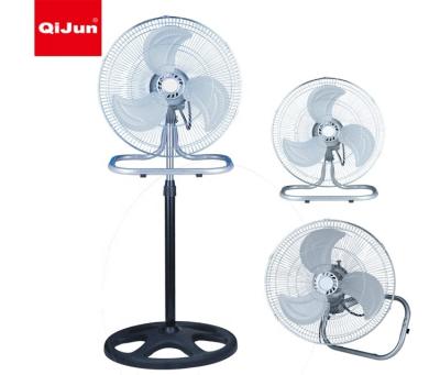 China 18 Inch Outdoor 3 in 1 VENTILADOR 45CM Fan Industrial Wall and Pedestal High Velocity Floor Fan for sale