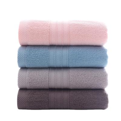 China 100% Cotton Yarn Count Hotel Color Single Bath Towels Wholesale Child Safe Or Custom Made Towels for sale