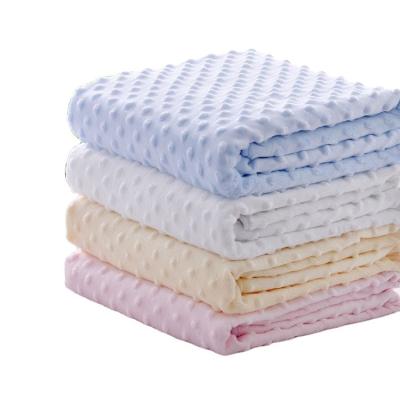 China Antistatic Double Lambs Wool Flannel Kids Baby Blanket Mat for sale