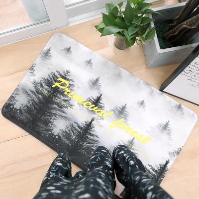 China Factory Wholesale Price Washable Anti-fatigue Two Pieces Kitchen Mat Standing Comfort Floor Mat Rug for sale