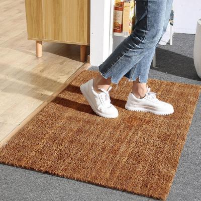 China Coir Washable Cool Unfortunate Coarse Funny Cocos Smart Door Mats for sale