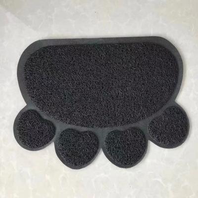 China Different Viable Colors Shape Design Pet Shop Feeding PVC Pet Mat for sale