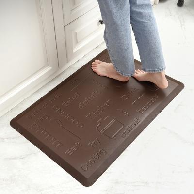 China New Arrival Washable Durable Flexible Comfort Click Office Mats Anti Fatigue Kitchen Pu Floor Standing Mats for sale