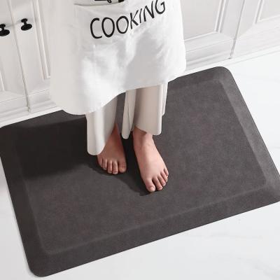 China Custom Rubber Kitchen Mats For Kitchen And Office Washable Hot Sale Click Logo Black Anti Fatigue Standing From North America for sale