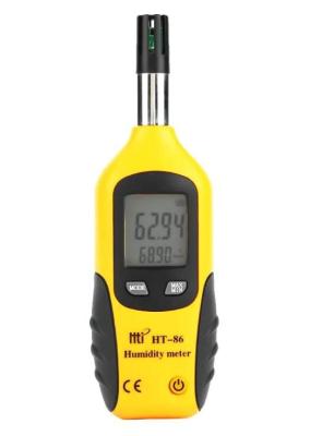 China HTI HT-86 Portable Digital 2-in-1 Hygrometer and Temperature Meter Indoor/Outdoor Wet Bulb Dew Point Gauge Monitor à venda