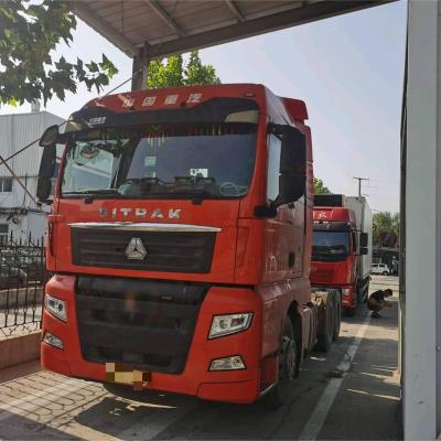 China Used sinotruk sitrak g7 Howo CNG 6x4 tractor truck 7050*2550*3760 for sale