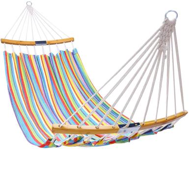 China Factory direct wholesale modern swing portable folding patio swings garden polyester bend folding hammock for sale