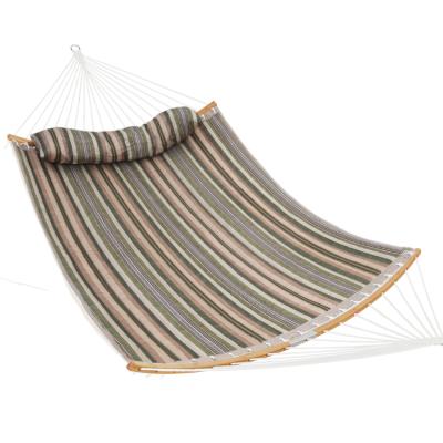 China High Quality Quilted Hammock Hanging Wholesale Portable Folding Modern Garden Hammock Cotton Outdoor Bed Patio Bend Factory Made for sale