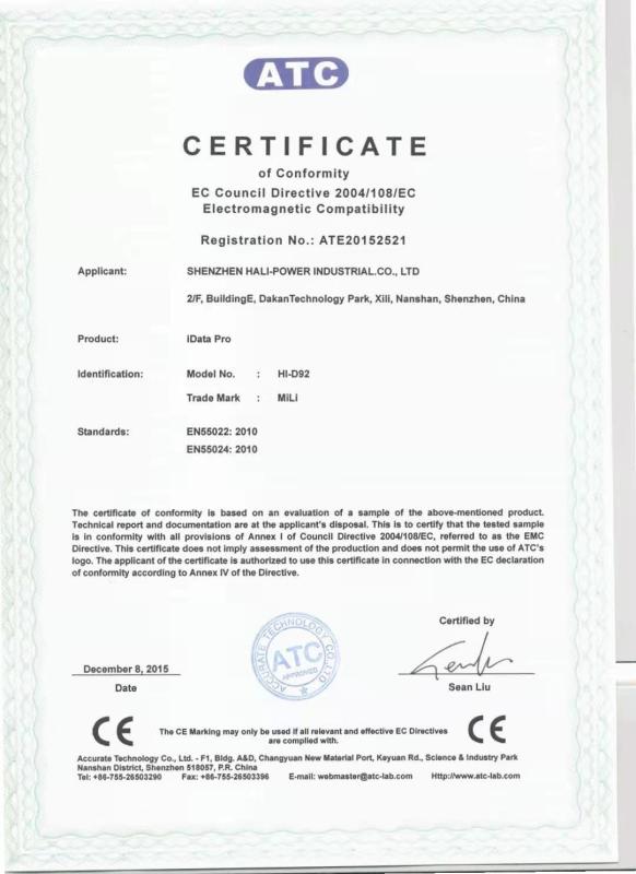 CE - Shenzhen Weihuaxin Technology Co., Ltd.