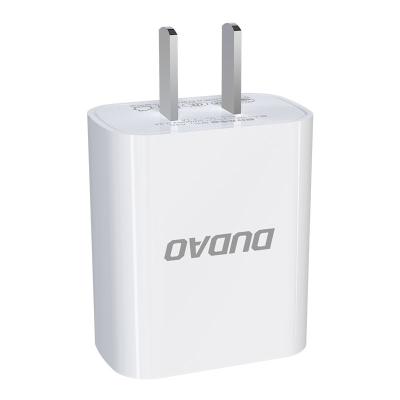 China Fire Protection EU Plug 2 Ports Charging Adapter Quick Phone Charger A4pro Wall Charger for sale