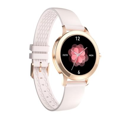 China Touch Screen Smart Watch Ip67 Heart Rate Blood Pressure Monitor Ladies Waterproof Metal Mesh Band Women Sports Smartwatch for sale