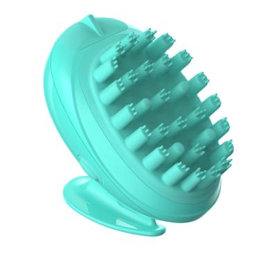 China Key Newcomers Customized IPX7 Waterproof Soft Silicone Massage Head Brush For Hair for sale